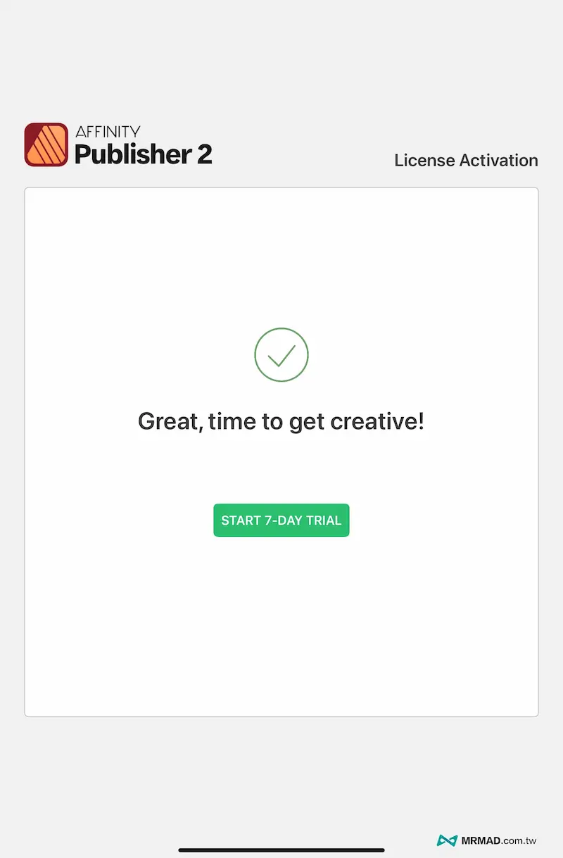 iPad Affinity Publisher 2限時免費終身版下載領取技巧