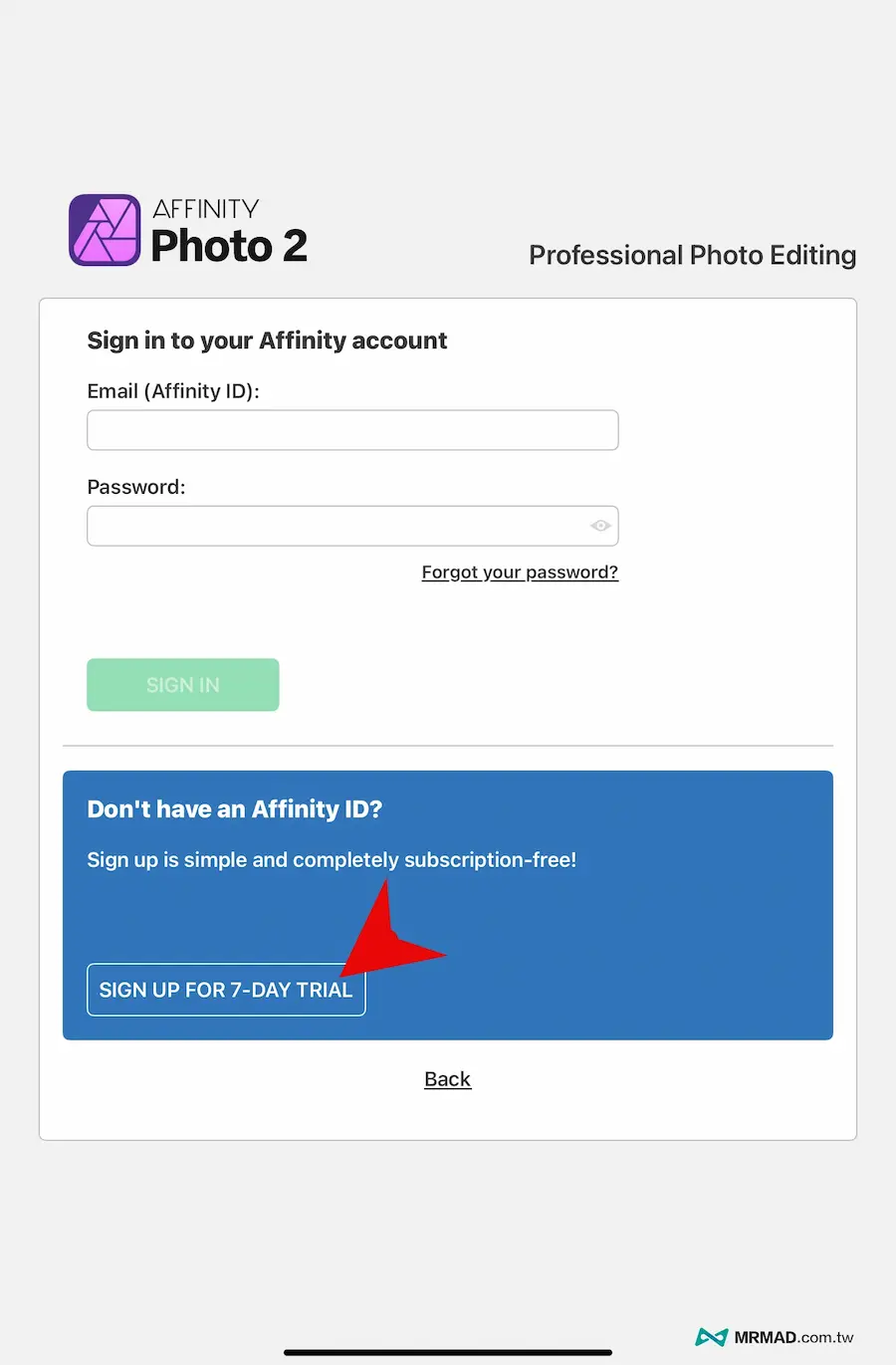 iPad Affinity Photo限時免費終身版下載領取技巧 1