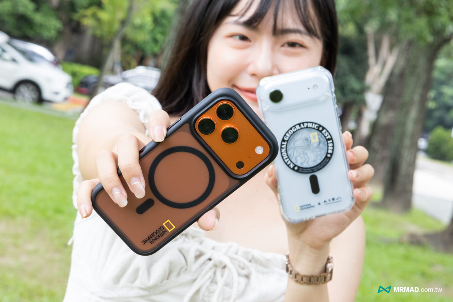 國家地理iPhone 17磁吸霧面保護殼MagSafe Matte Clear Case開箱3