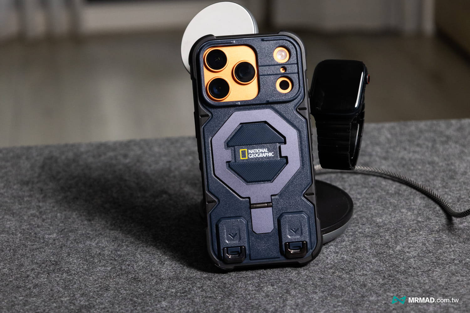國家地理iPhone 17磁吸支架防摔保護殼MagSafe Rugged Explorer Case開箱12