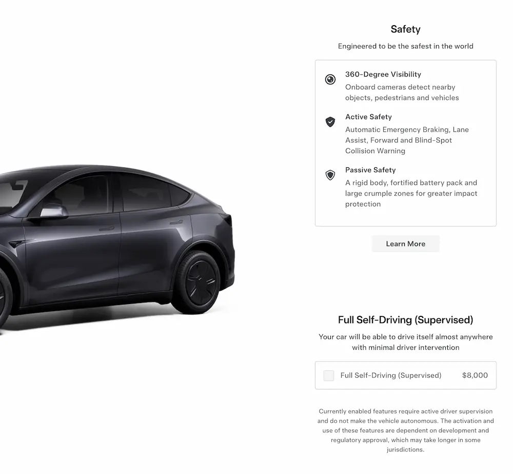 特斯拉Model Y移除Autosteer自動駕駛功能改成軟鎖