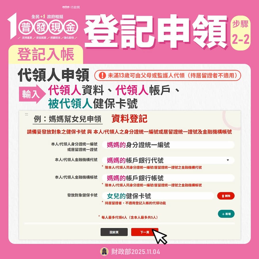 普發一萬線上登記網站如何申請 3