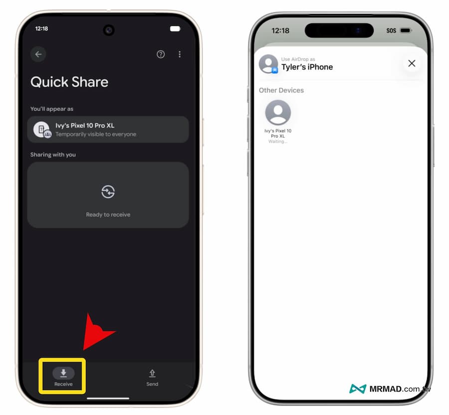 iPhone AirDrop快速分享給Android設備方法 1