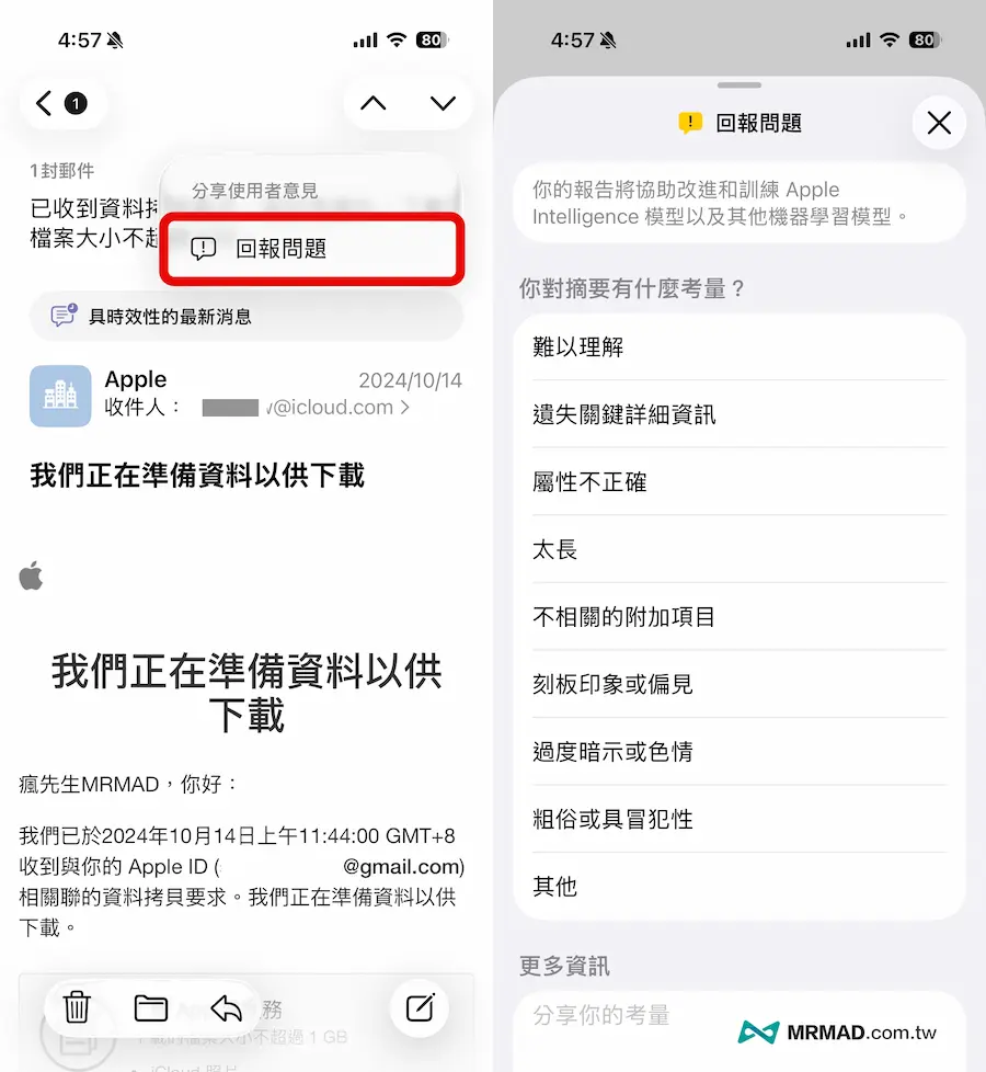 Apple Intelligence摘要怎麼用？6招快速總結郵件、網頁和訊息技巧 9