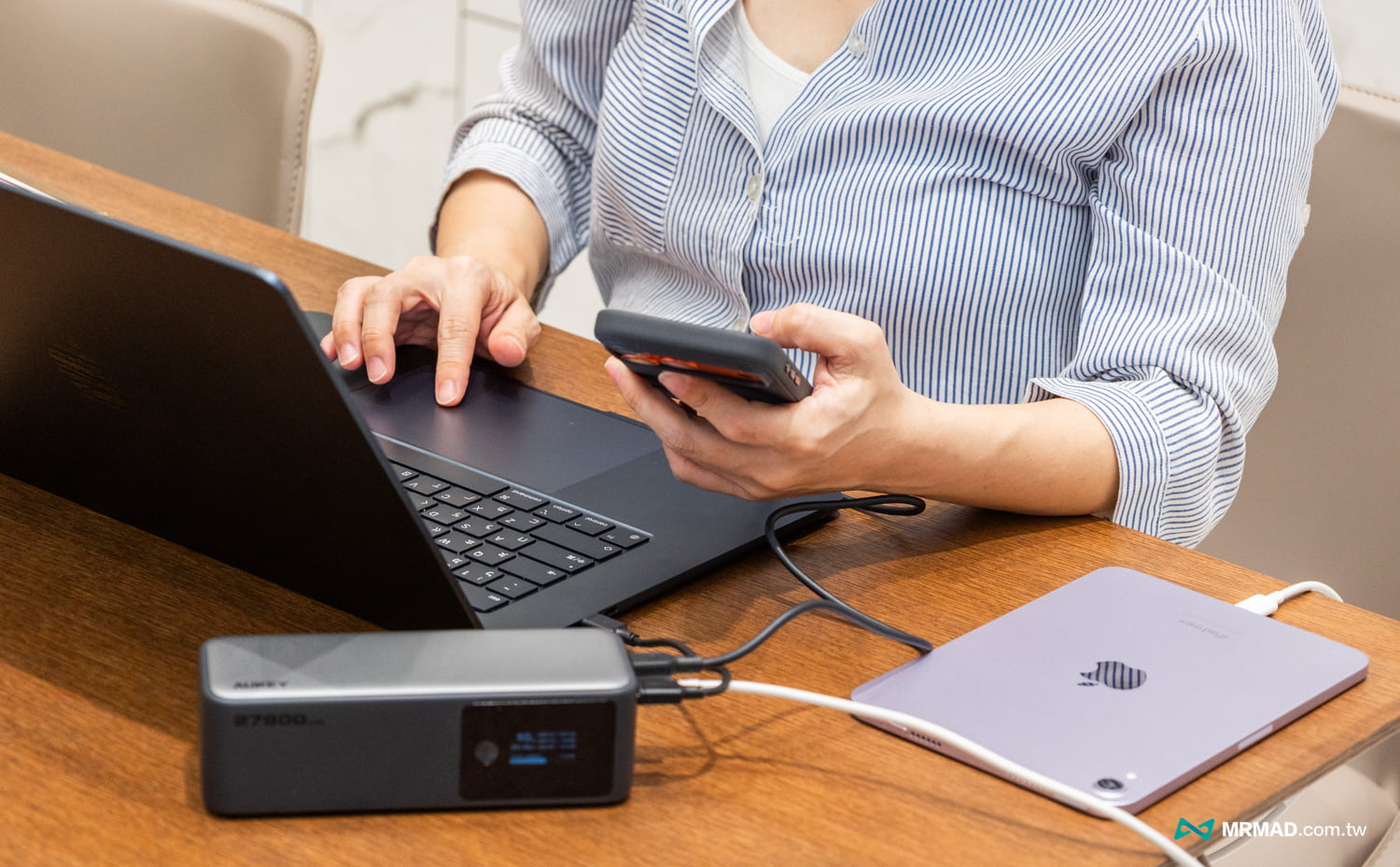 AUKEY PB-Y63 評價 27600mAh 140W PD快充10