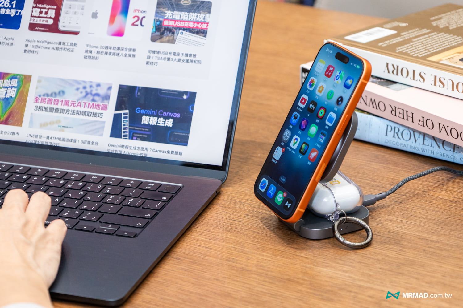 AUKEY MC211 MagFusion L 二合一 Qi2磁吸折疊式充電座8