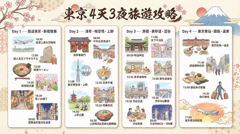 Gemini生成旅遊攻略圖片指令技巧 4