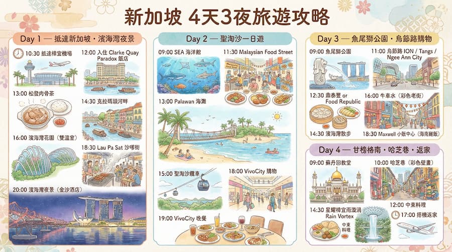 Gemini生成旅遊攻略圖片指令技巧 3