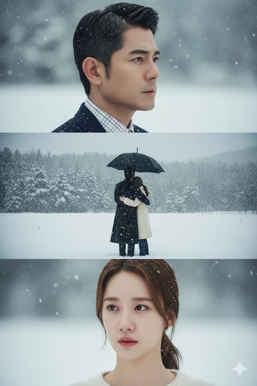 雙人情侶下雪照片AI指令技巧教學 2