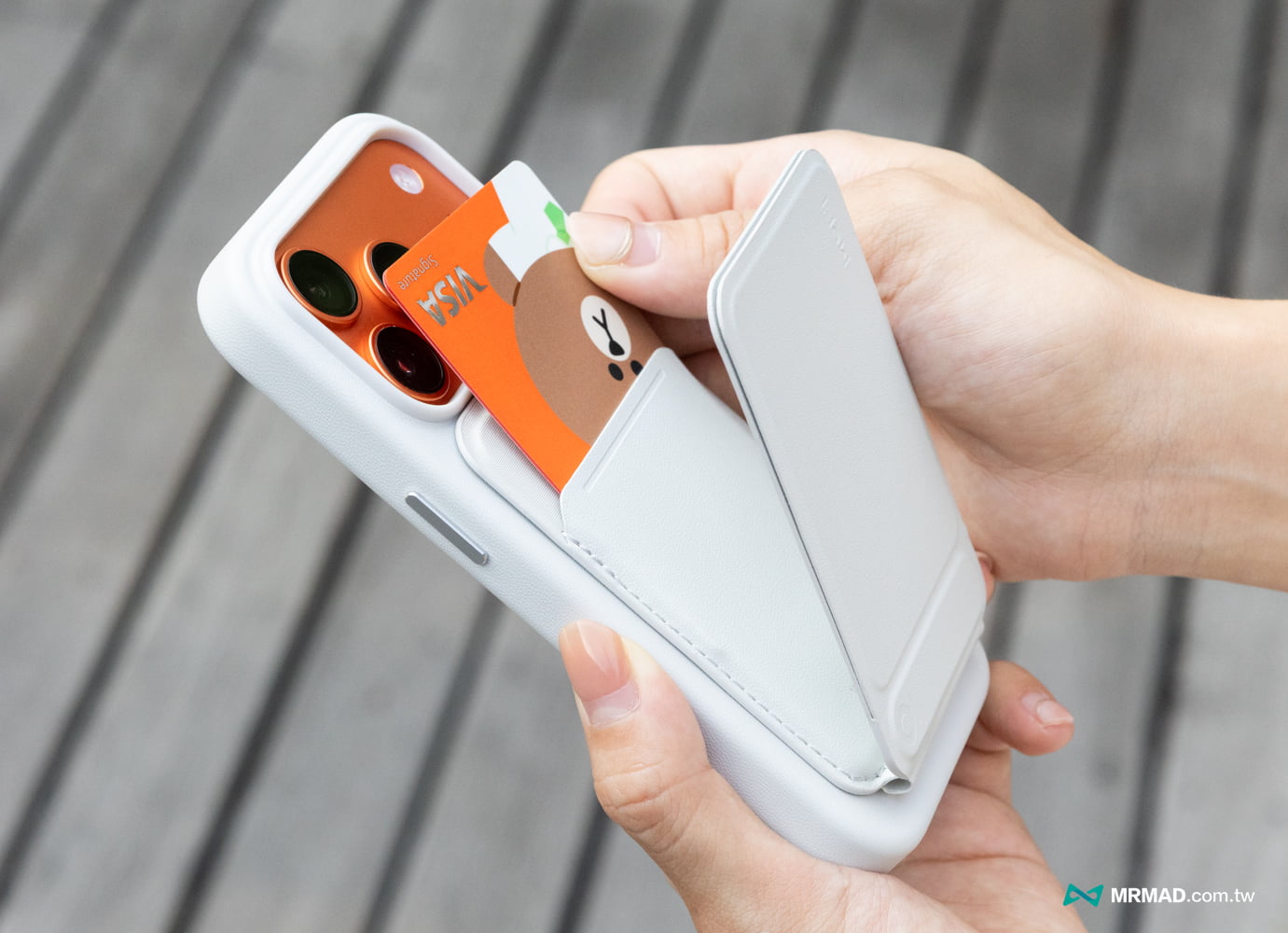 MOFT iPhone 瞬變三角支架 MOVAS 卡夾版3