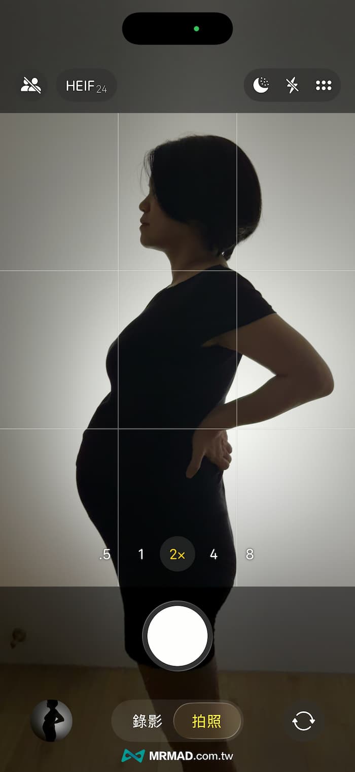如何用Android或iPhone手機拍孕婦寫真剪影照技巧 2
