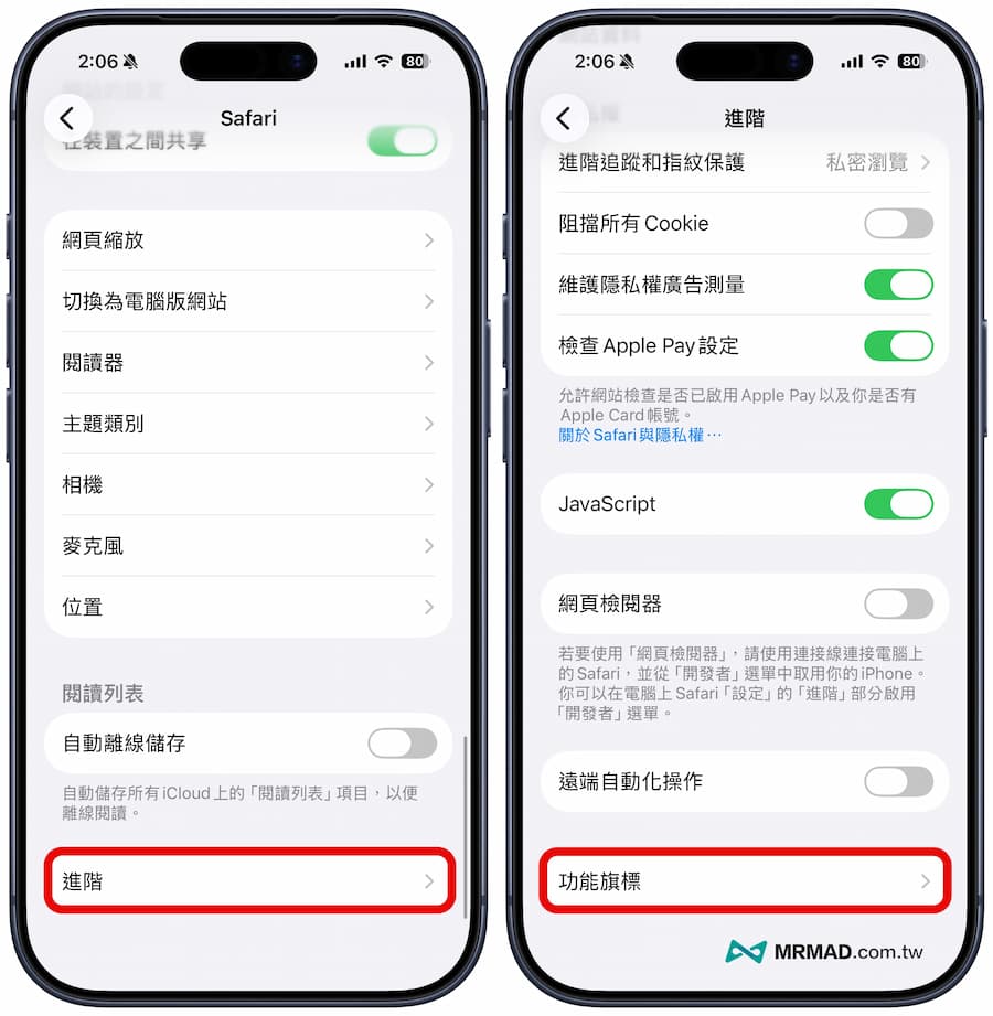 iPhone Safari 強制解鎖 120Hz 設定教學 2