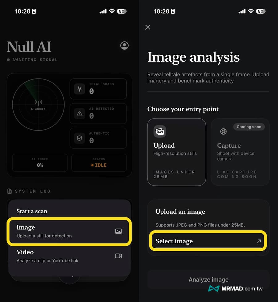 free deepfake detector app ai image spotter a10