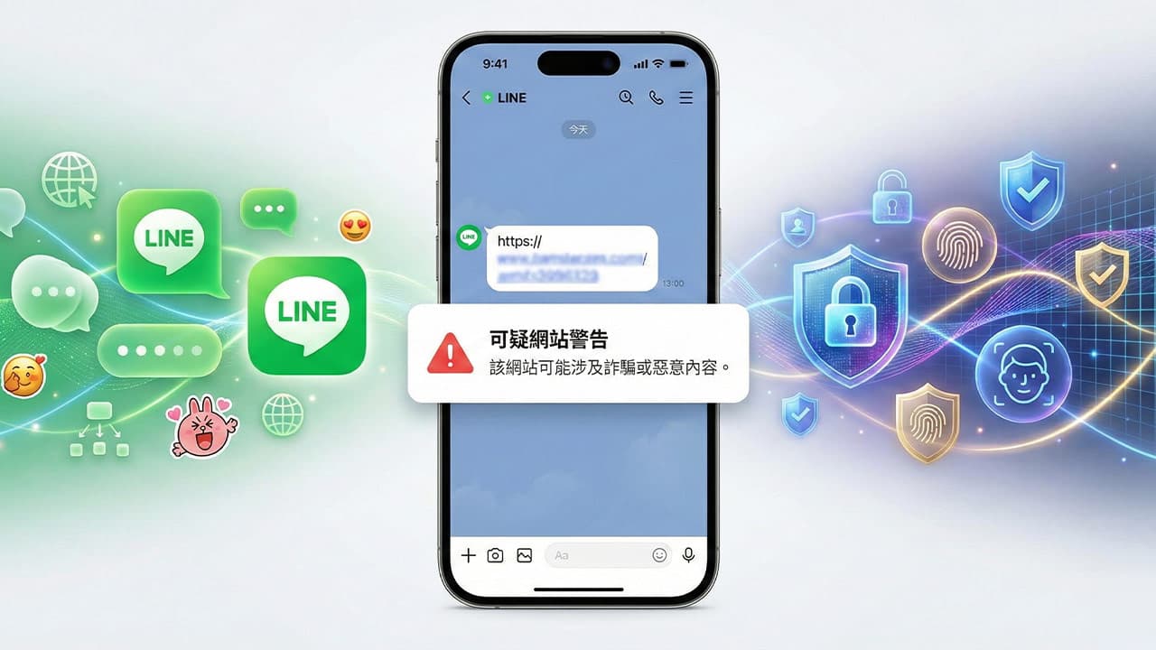 LINE偵測可疑網站怎麼開?一鍵開啟防詐騙網址預覽保護功能