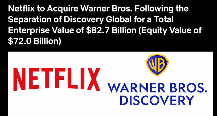 華納兄弟探索啟動資產拆分，成立新公司Discovery Globe