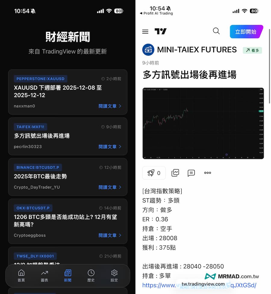 AI股票分析工具APP《Profit AI trading: Signals bot》怎麼用 9