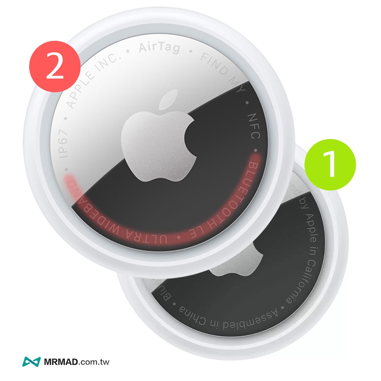 AirTag 2 vs AirTag 1 外觀設計有什麼不同 1