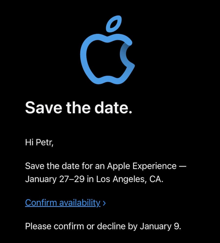蘋果將於1/27起舉辦Apple Experience創作者活動