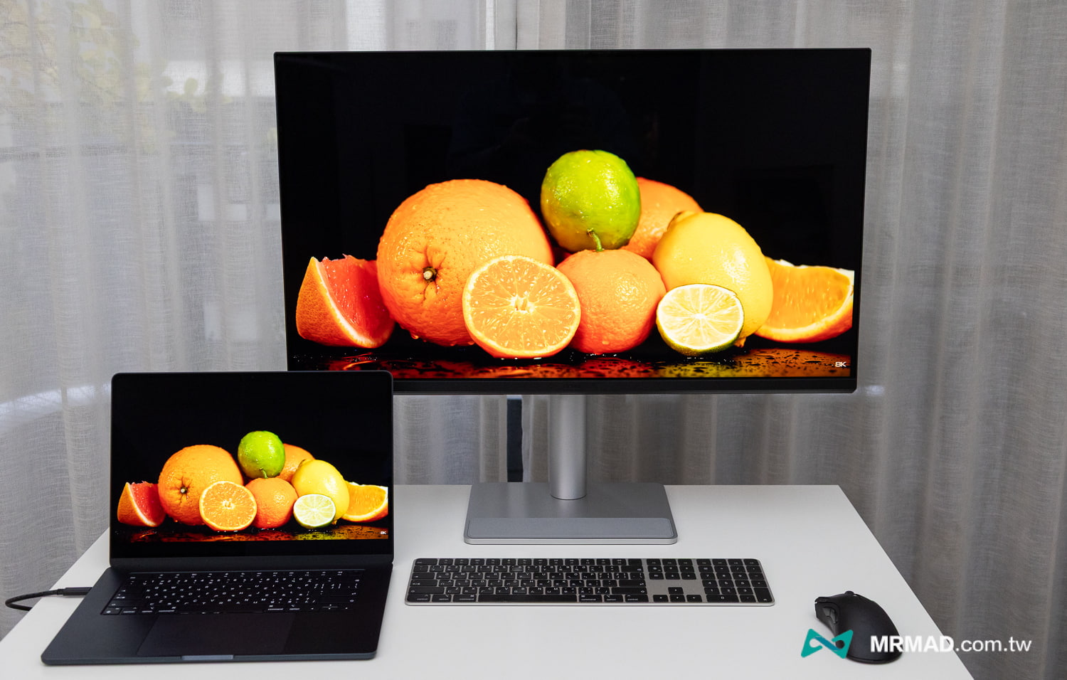 BenQ MA320UP 開箱 螢幕色彩