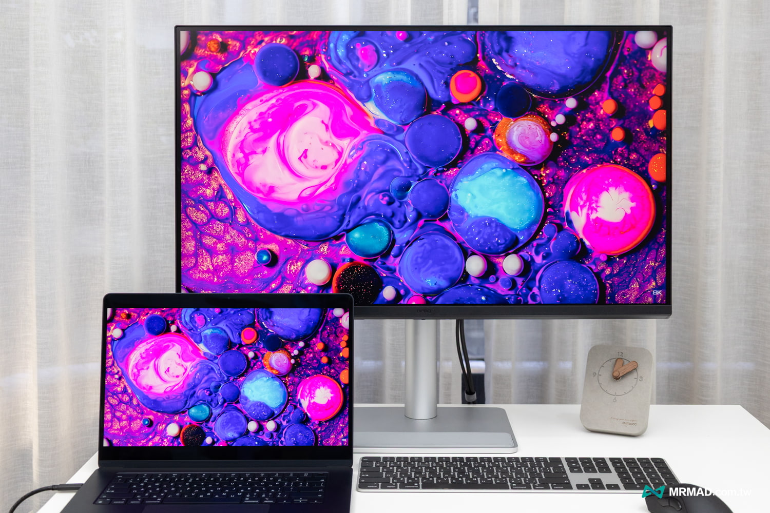 BenQ MA320UP 開箱 螢幕色彩2