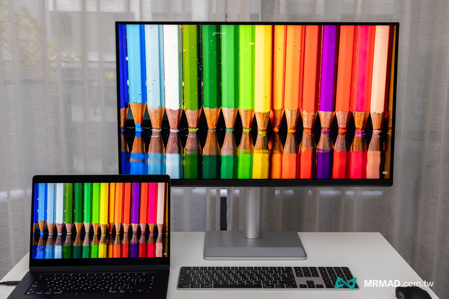 BenQ MA320UP 開箱 螢幕色彩4