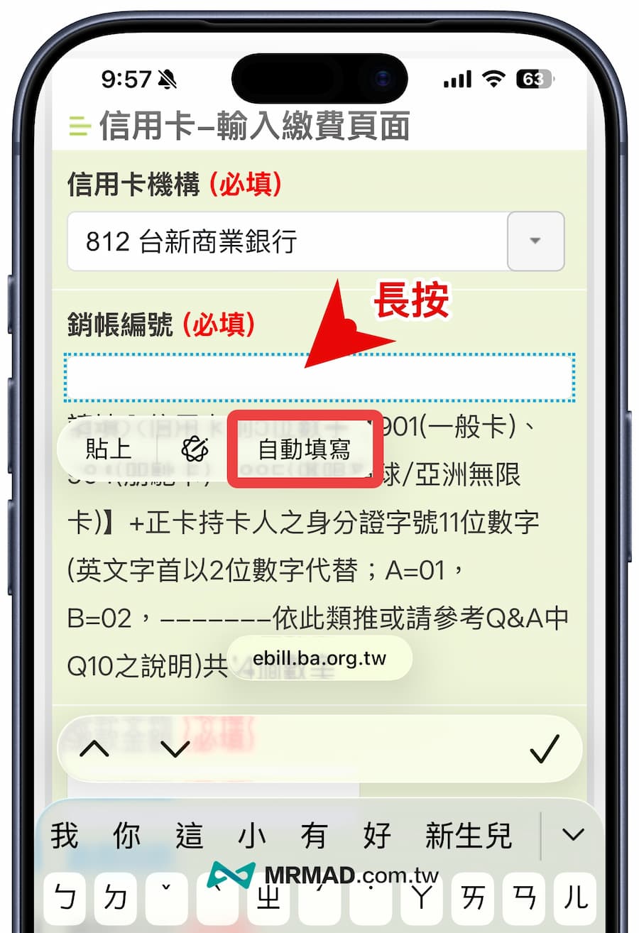 iPhone如何快速填寫信用卡號資訊 1