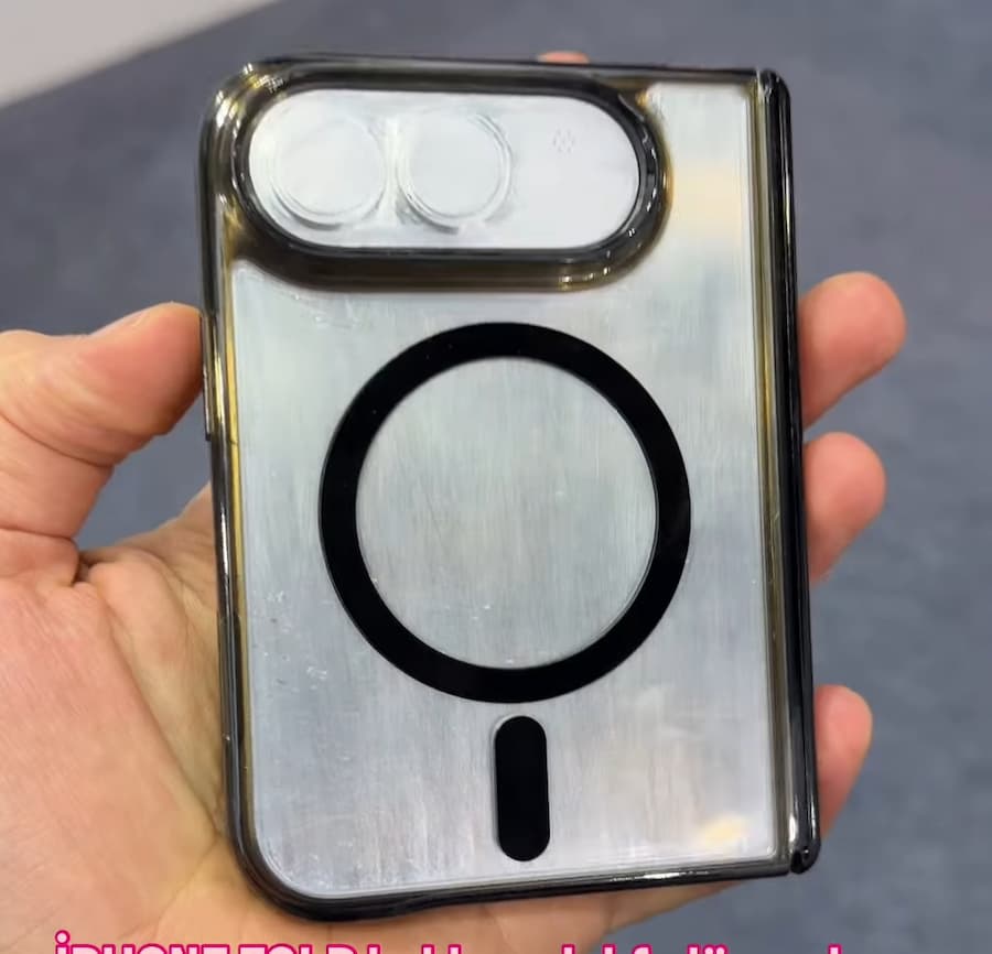iPhone摺疊機要來了！配件商揭iPhone Fold模具和保護殼外型 1