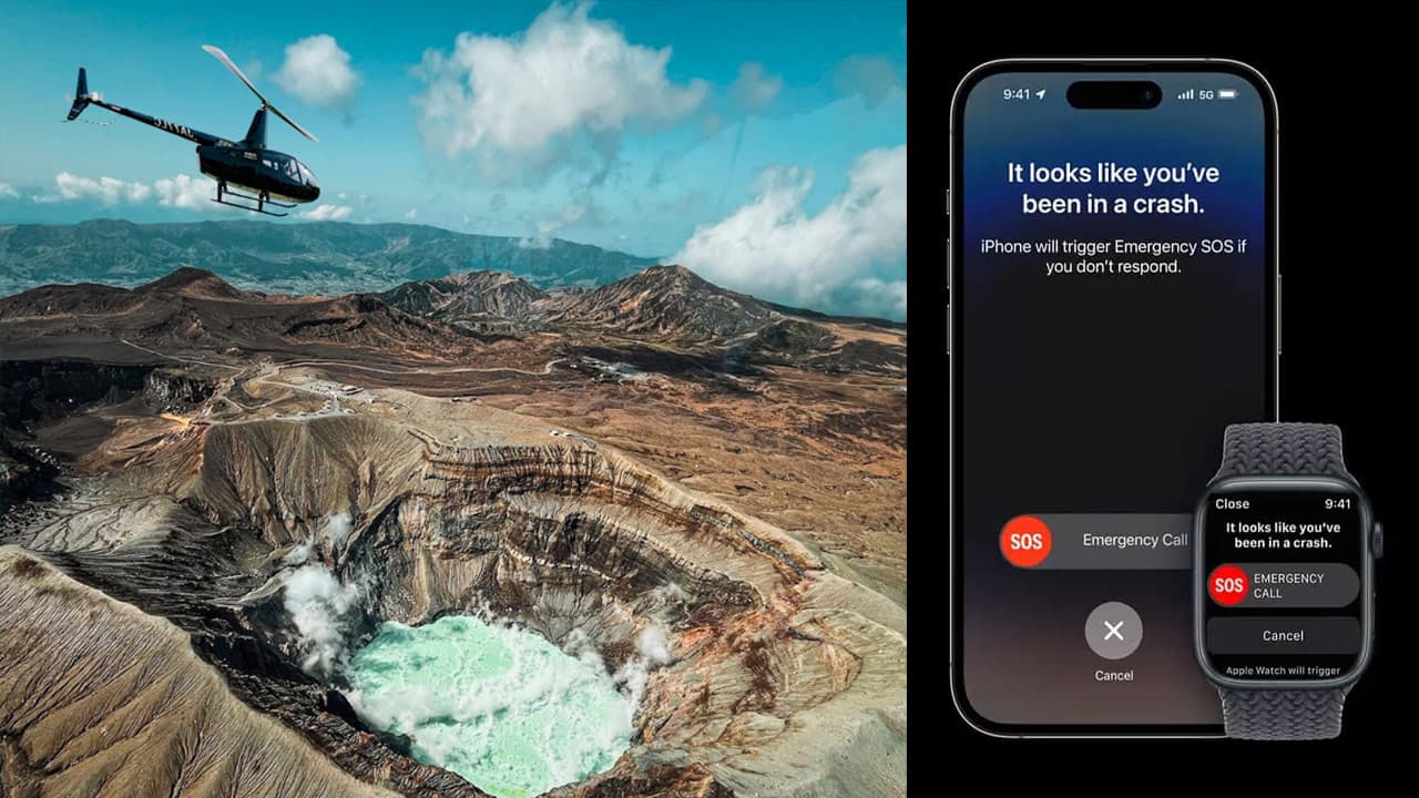 熊本阿蘇山空難全靠iPhone發出SOS求救訊號成搜救關鍵