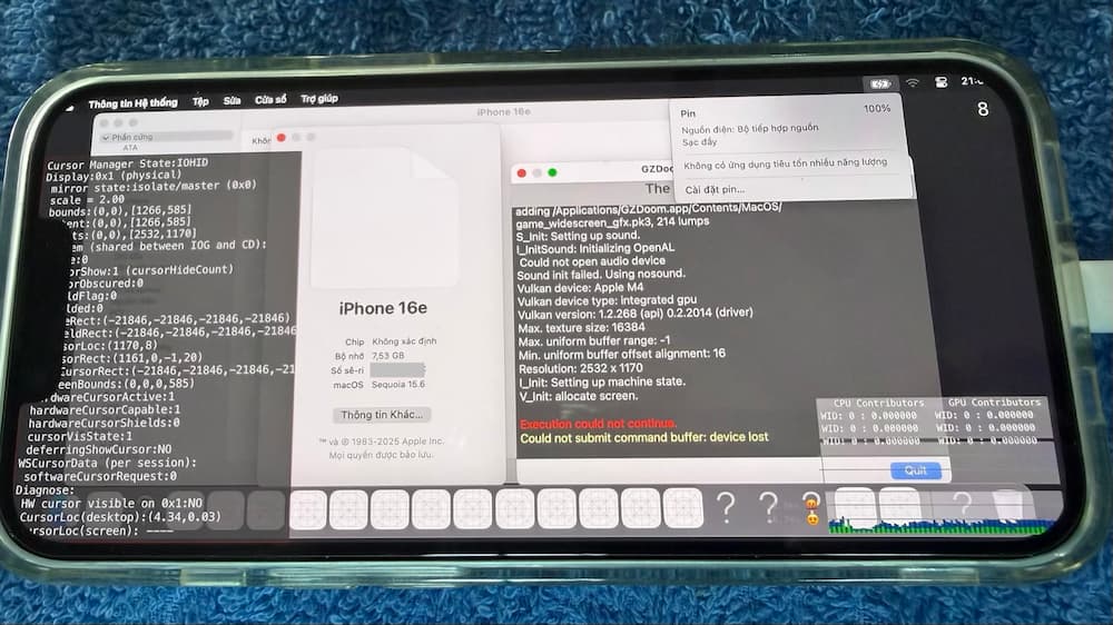 iPhone 16e成功運行macOS系統!背後竟是蘋果驅動魔改移植 2