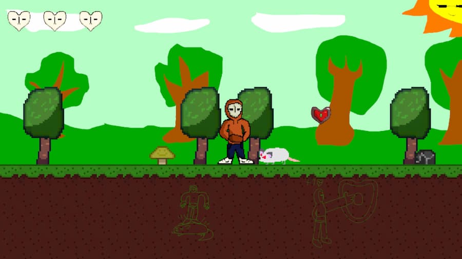 《Cursedland》2D 像素風橫向跳躍挑戰