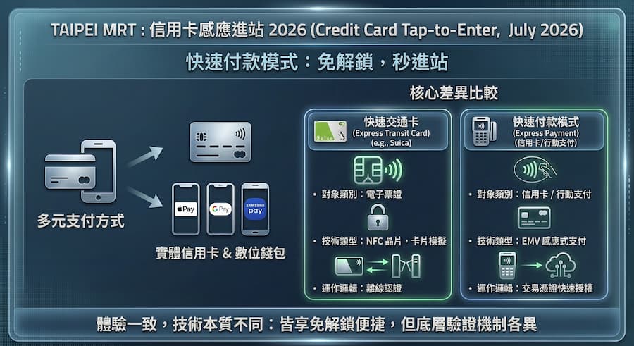 信用卡感應與Apple Pay：邁向 Suica 級體驗的關鍵一步