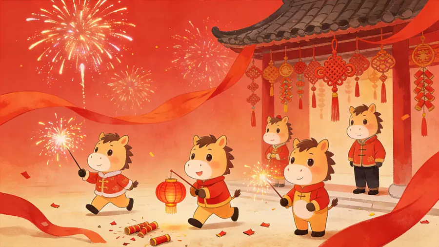 馬年吉祥話八字祝賀詞（春聯、四句對聯適用）