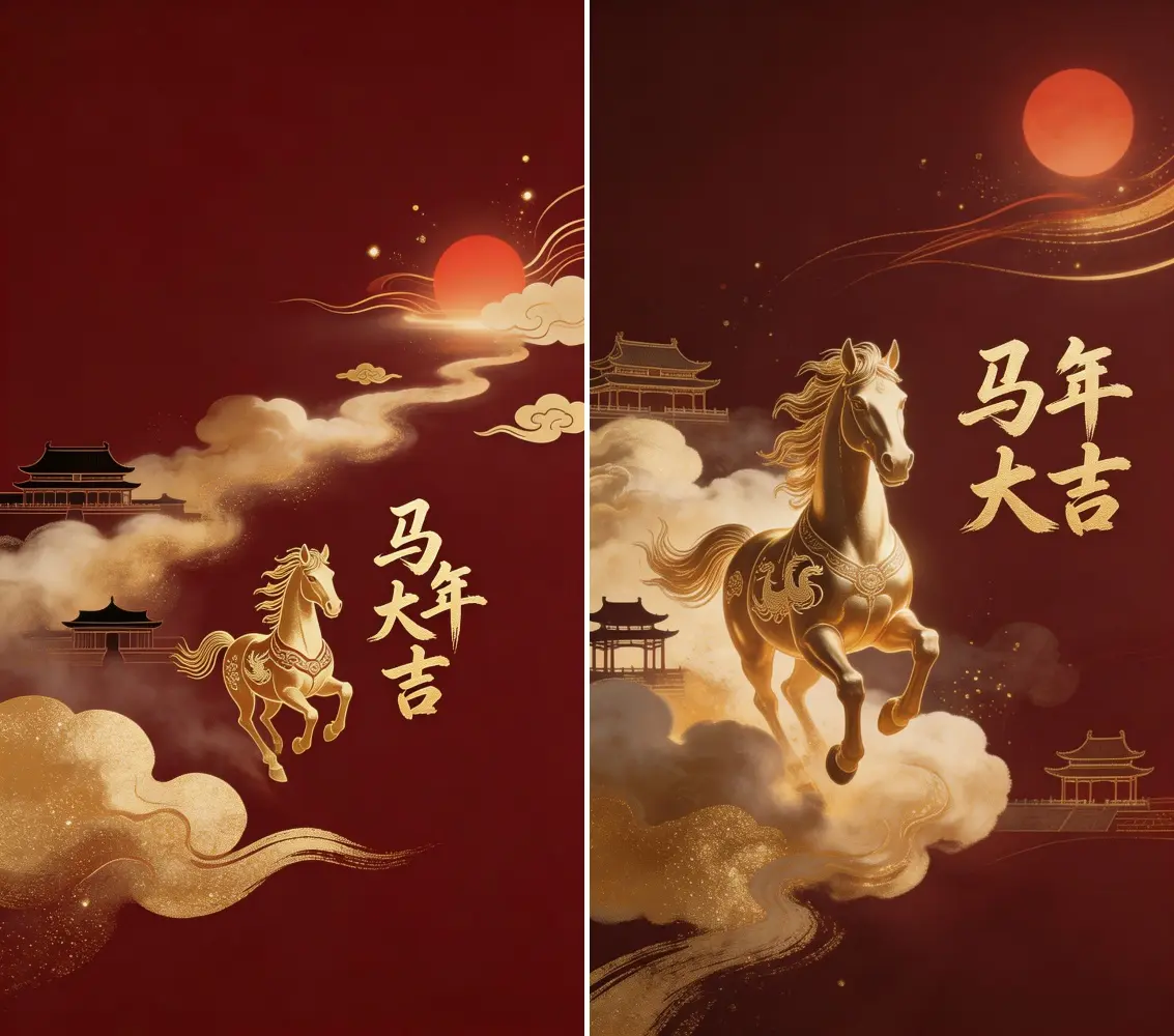 2026 year of the horse wallpapers iphone android b11