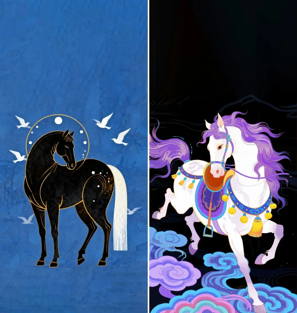 2026 year of the horse wallpapers iphone android b47