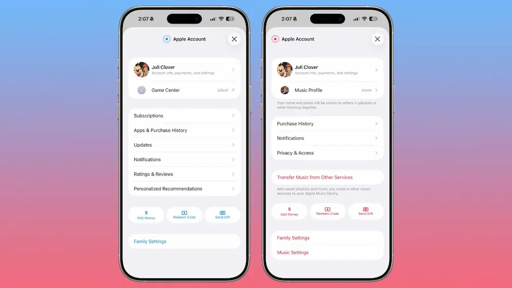 ios 26 4 apple account hub