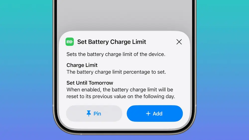 ios 26 4 shortcuts charge limit