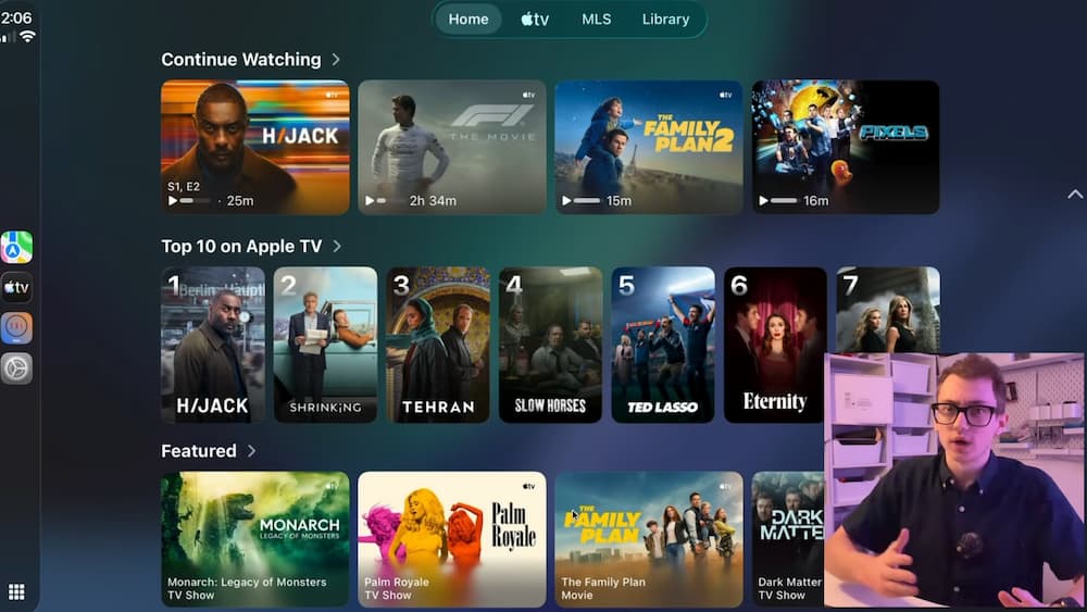 CarPlay支援影片播放啟用條件
