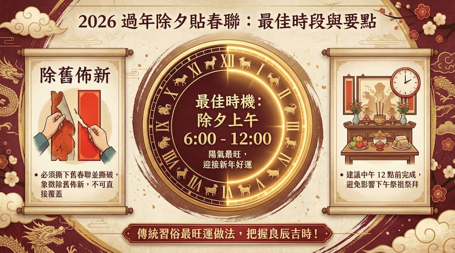 2026春聯什麼時候貼