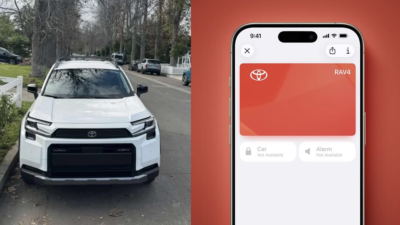 2026年TOYOTA RAV4悄支援Apple CarKey數位車鑰匙