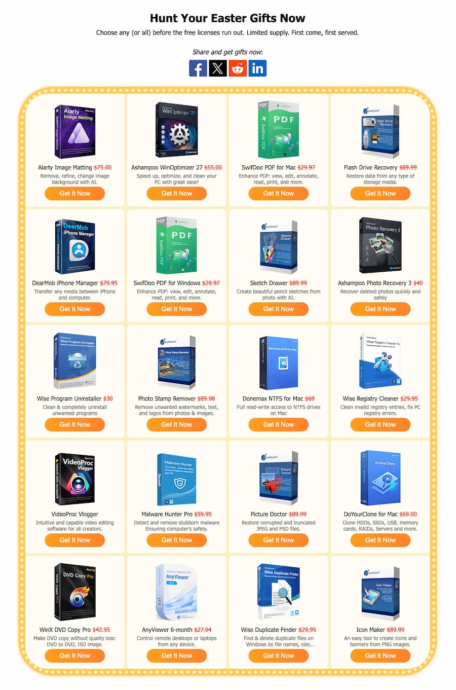 Digiarty 加碼送 20 款軟體！涵蓋 PDF、系統優化與影音編輯