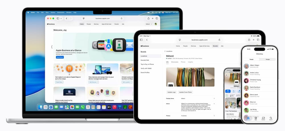 apple business guide features apply a1