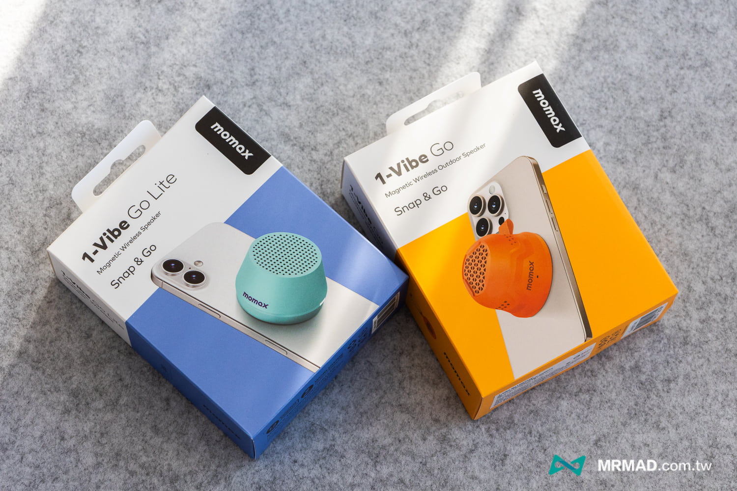 1-Vibe Go / Go Lite磁吸音箱開箱評價：iPhone變身隨身劇院磁吸黑科技值得買嗎 2