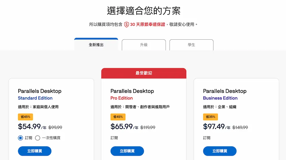 Parallels Desktop購買如何買最划算