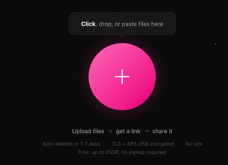 storage to free 25gb file sharing c1