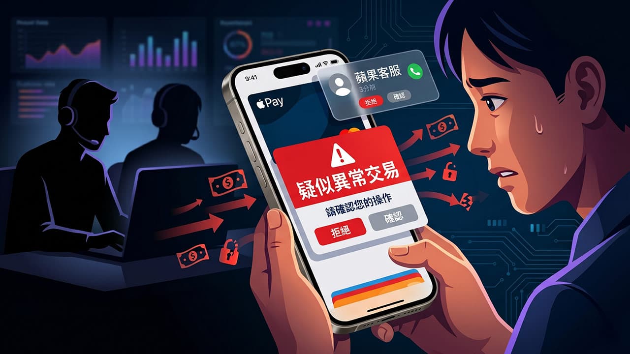 Apple Pay詐騙新手法全解析！收到異常警訊怎麼辦？5大自救步驟一次看
