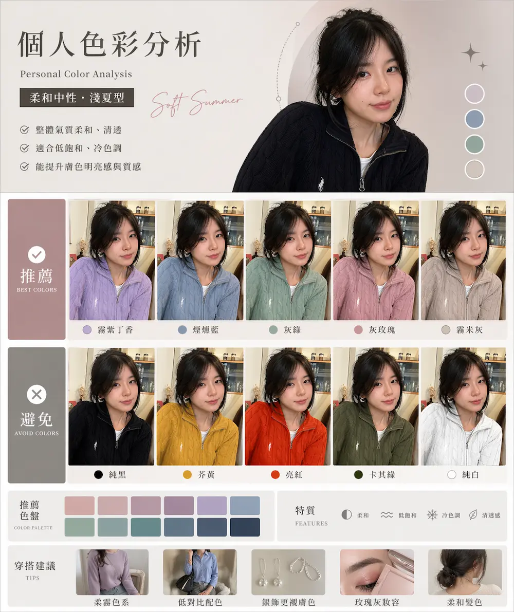 用ChatGPT找出個人服裝色調建議