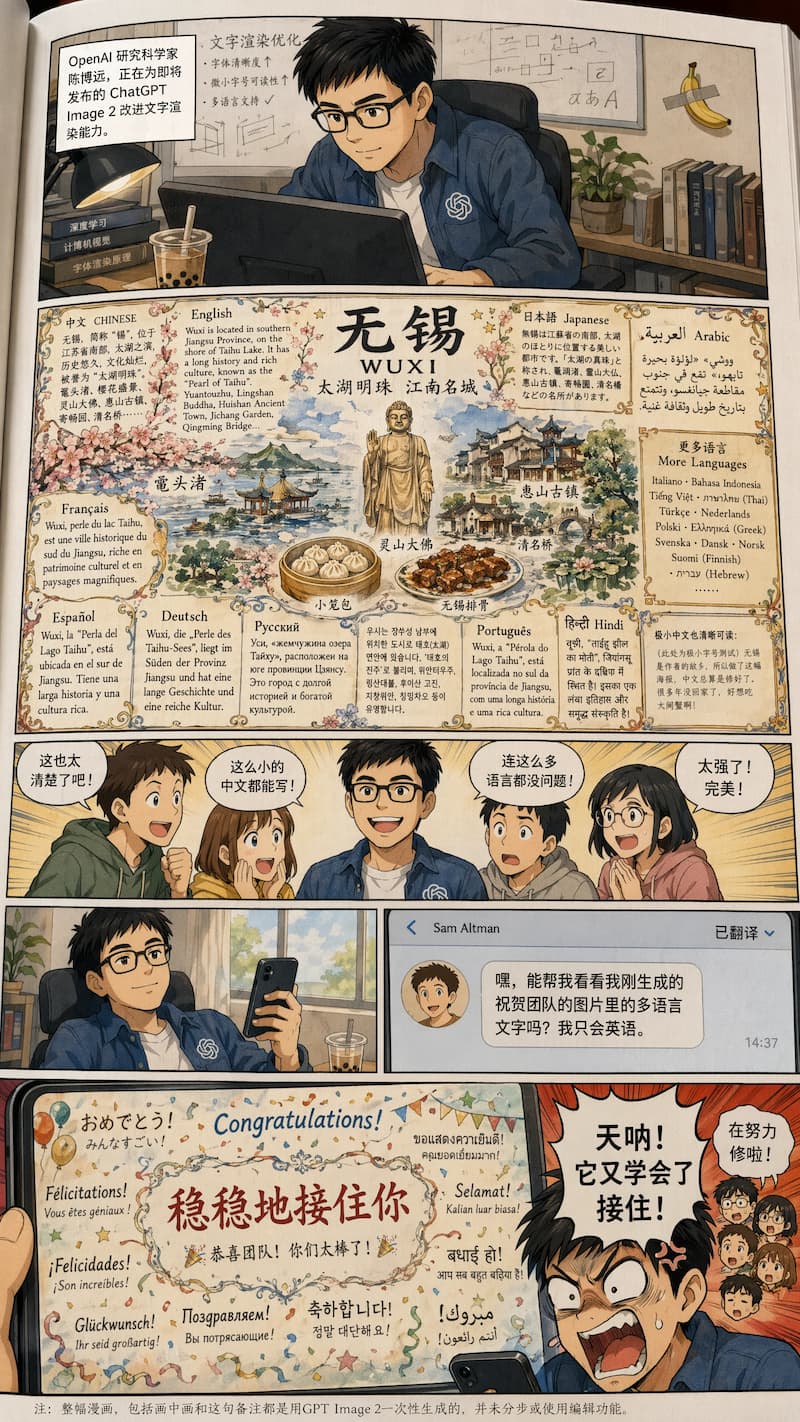 ChatGPT Images 2.0 生圖模型五大核心升級