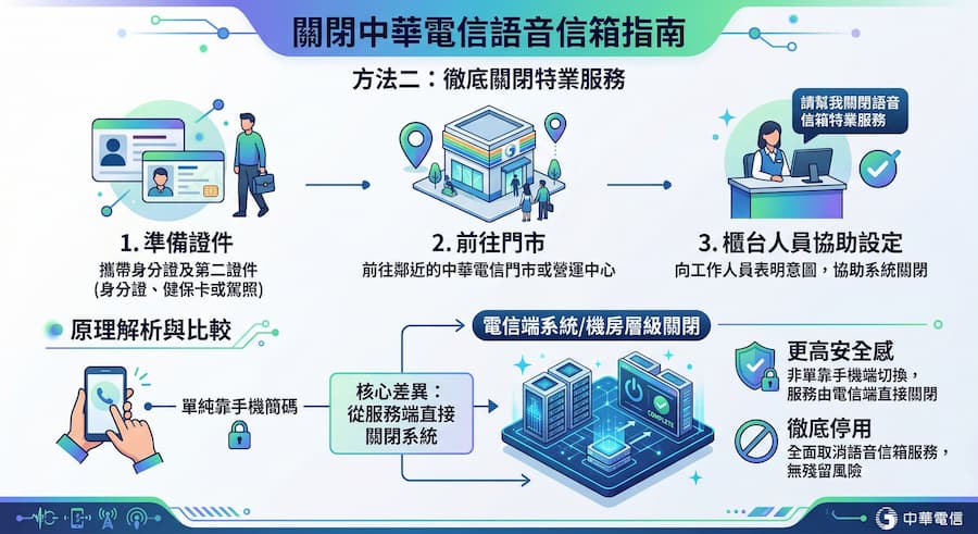 中華電信語音信箱如何關閉 1