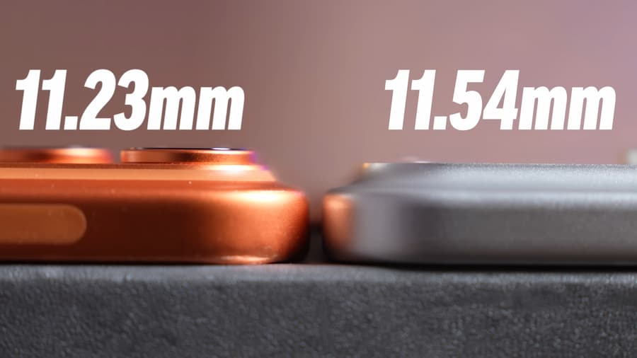 機身厚度同步增加 2