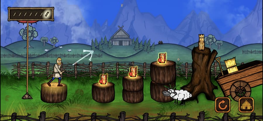 《Viking Trickshot》維京題材加上手繪動畫風格 1